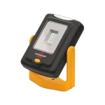 4+3 SMD LED work light in practical pocket size (360° rotatable, foldable hook, max. 24 hours light duration)