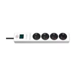 Hugo! Multi-way extensions 4 way white 2m H05VV-F3G1,5 *FR*