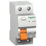 Residual current circuit breaker - 2 poles - 63 A - 230 V - class AC 300mA