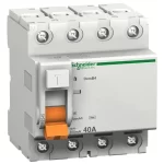 Residual current circuit breaker - 4 poles - 40 A - class AC 30mA