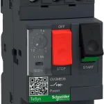 Motor circuit breaker, TeSys GV2, 3P, 1-1.6 A, thermal magnetic, screw clamp terminals