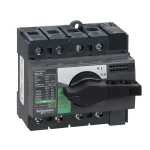 Switch disconnector, Compact INS80 , 80 A, standard version with black rotary handle, 4 poles