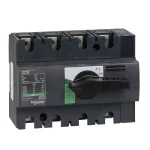 Switch disconnector, Compact INS160 , 160 A, standard version with black rotary handle, 4 poles
