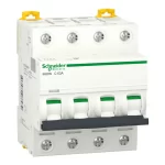 Miniature circuit-breaker, Acti9 iK60N, 4P, 63 A, C curve, 6000 A (IEC 60898-1)