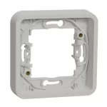 Mureva Styl - fixing frame - 1 gang - white