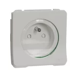 Mureva Styl - socket-outlet - 16A - 2P + E - shutters - white