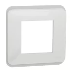 New Unica - cover frame - 1 gang - 1 x 2 modules - white