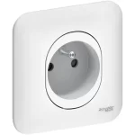 Ovalis - socket - 2P + E - 16A - with eclipse - with claws
