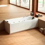 Bathtub rectangular built-in 170x70 glossy acrylic