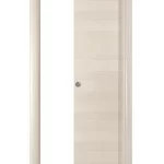 Complete sliding door ANTA TONDA ECRU 2100 X 800 ; SCORR. SCOMPARSA FORO SERR. L/O