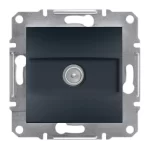 Asfora, TV socket ending, 1dB, anthracite