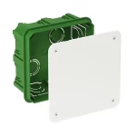 JUNCT.BOX SQUARE 100x100x50 GREEN