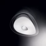 GEKO PL3 code 018508 Ceiling | Indoor White enameled metal frame. Transparent silkscreened or white glass diffuser. - Image 2